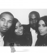 Say cheese! Kim Kardashian and Kanye West’s wedding photo booth